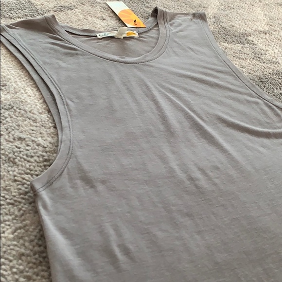 💕HP💕C&C California Assymetrical hem muscle tank grey - Picture 14 of 16